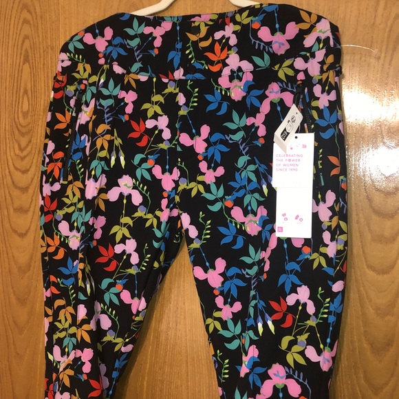 NWT XL ROWLEY X ROXY Fuseau Technical Snow Ski Pants Black MultiFloral - Picture 11 of 16